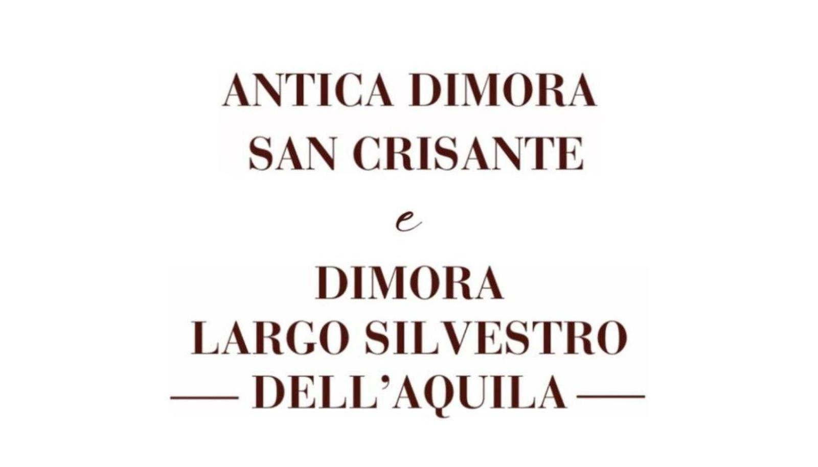 Antica Dimora San Crisante - Centro Storico Apartment LʼAquila Exterior foto